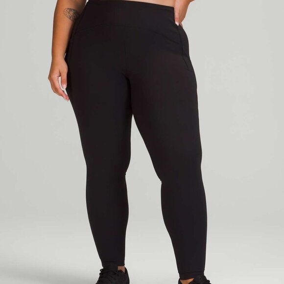 Lululemon Swift Speed High-Rise Brushed Tight 28" - 6 Black - Picture 1 of 8